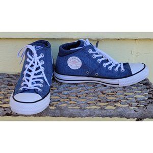 CONVERSE Chuck Taylor All Star Madison Mid High Tops Blue